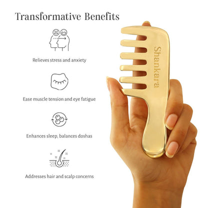 Kansa Comb - Scalp Care | Verified Sustainable by Brown Living™