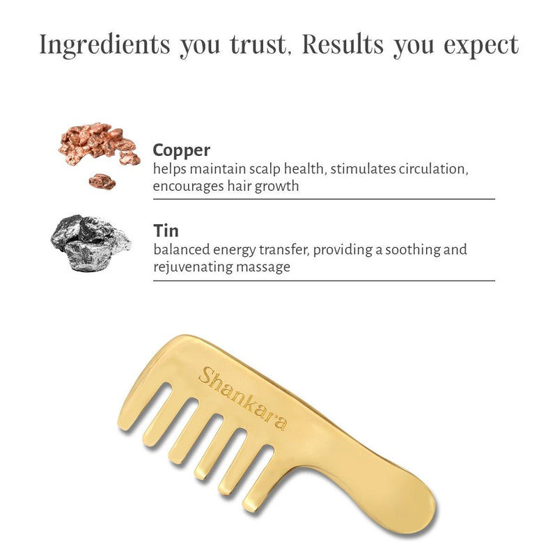 Kansa Comb - Scalp Care | Verified Sustainable by Brown Living™