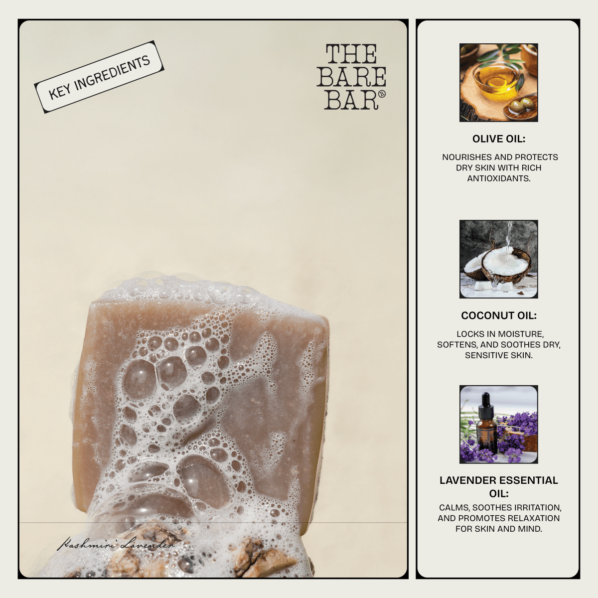 Kashmiri Lavender Soap Bar – Calming Daily Cleanse | Verified Sustainable by Brown Living™