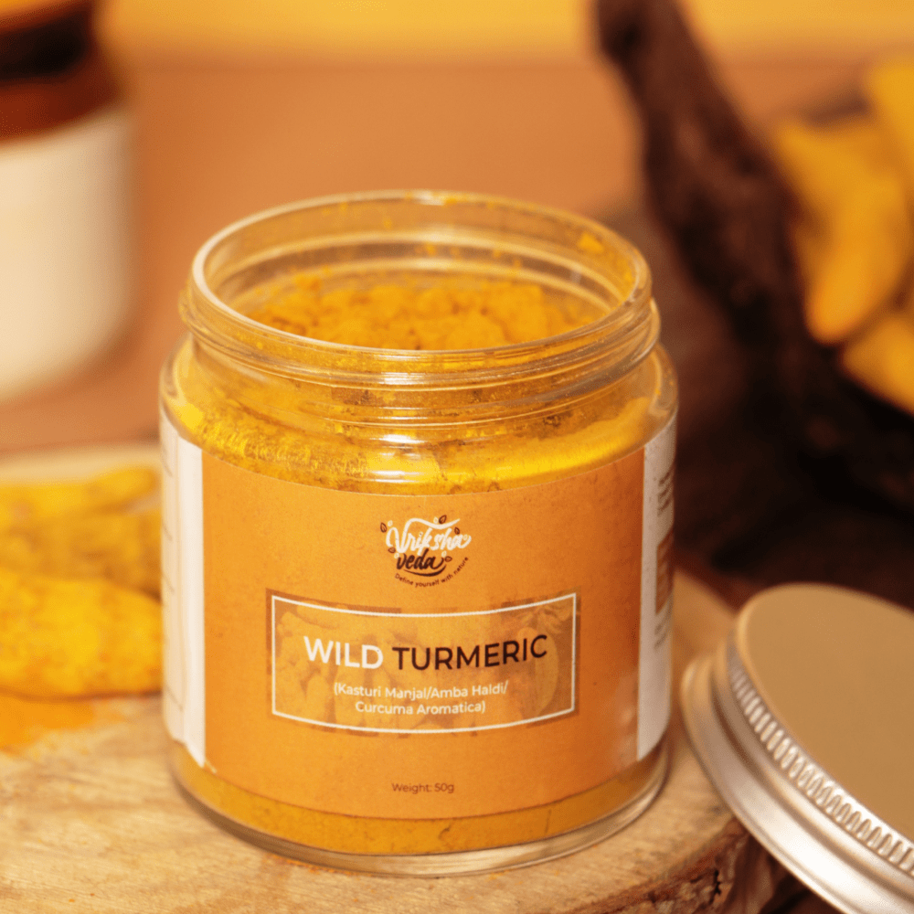 Kasturi Manjal/Amba Haldi/Wild Turmeric Face Pack - 50 g | Verified Sustainable by Brown Living™