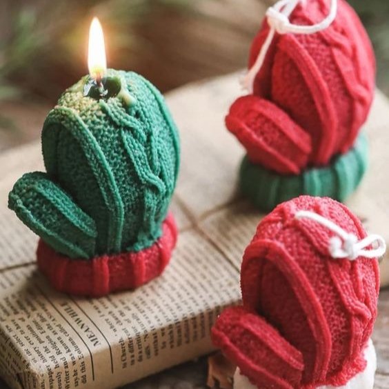 Knitted Gloves Candles | Verified Sustainable by Brown Living™