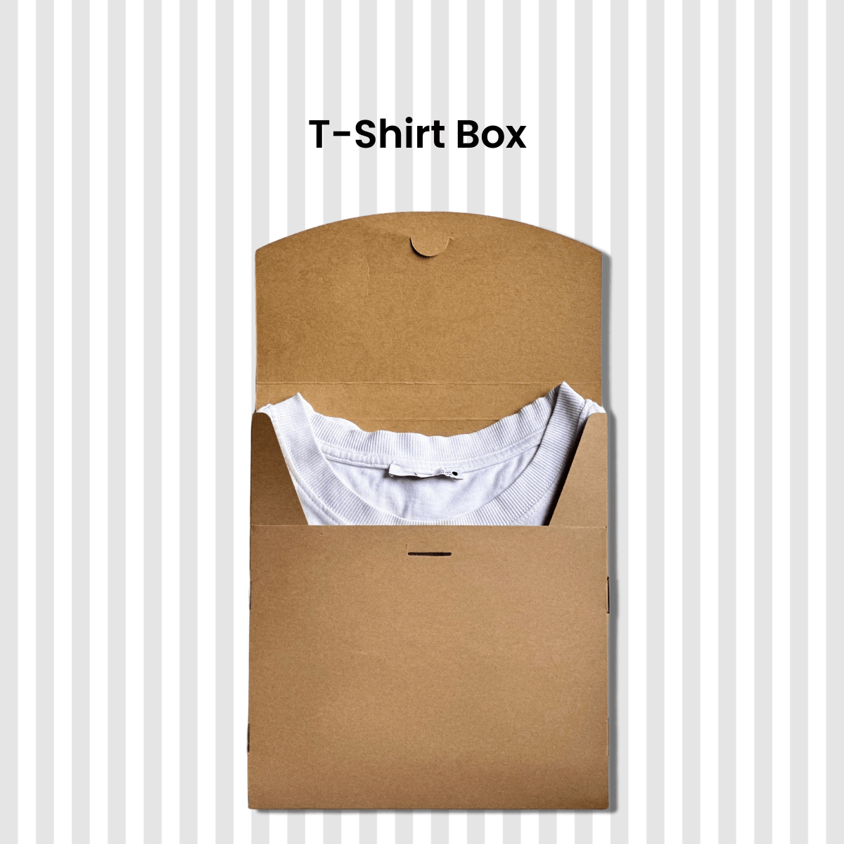 Kraft Tshirt Box (Pack Of 25) | Verified Sustainable by Brown Living™
