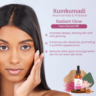 Kumkumadi Radiance Facial Oil | Glow Elixir – Body Oil on Brown Living™. SKU: pnhpl - phpnl_fo_04 - 002. Img 3.