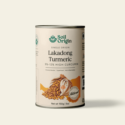 Lakadong Turmeric Powder | High Curcumin | 150g – Seasonings & Spices on Brown Living™. SKU: SOS0LT00G150. Img 1.