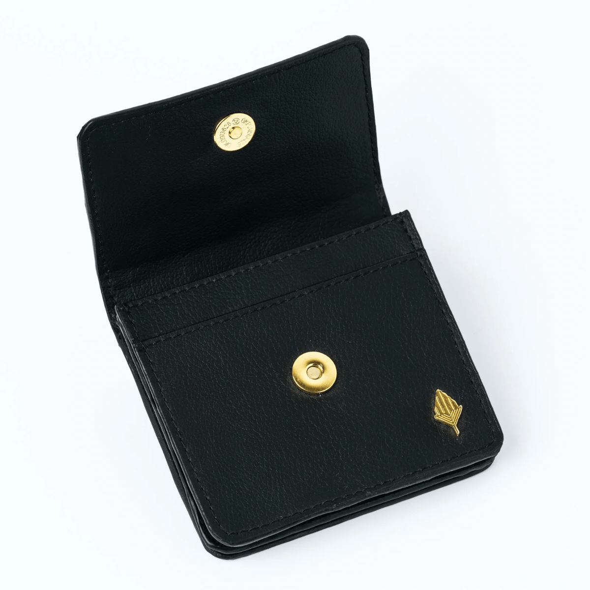 Lana - Cactus Leather Cardholder (Black) | Verified Sustainable by Brown Living™
