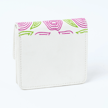 Lana - Cactus Leather Cardholder (White) | Verified Sustainable by Brown Living™