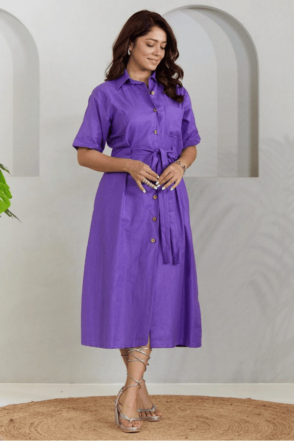 Lavanda Elegant Maxi Dress | Verified Sustainable by Brown Living™