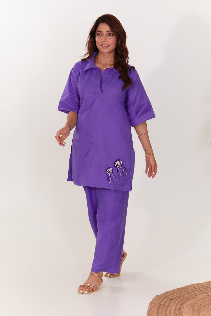 Lavanda Kurta Set | Verified Sustainable by Brown Living™