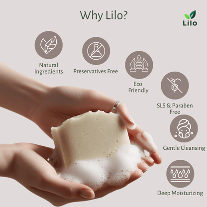 Lavender Bar Soap for Dry Skin with Honey, A2 Milk & Mango Butter | Verified Sustainable by Brown Living™