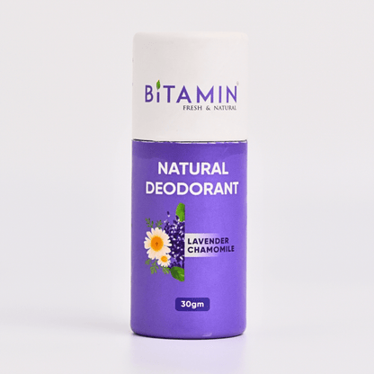 Lavender Chamomile Natural Deodorant - 30g | Verified Sustainable by Brown Living™