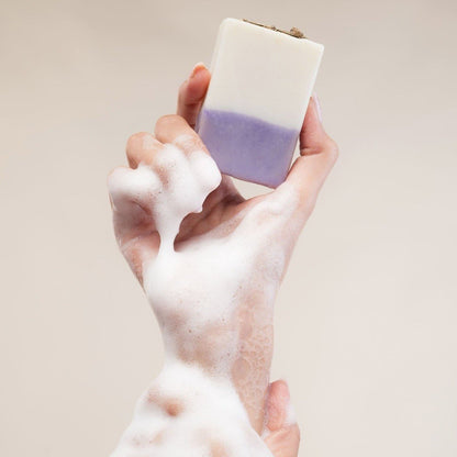 Lavender Garden Cold - Pressed Soap for Calming Baths – 100g – Body Soap by Kaura available on Brown Living™. . SKU: KI361. Img 4.