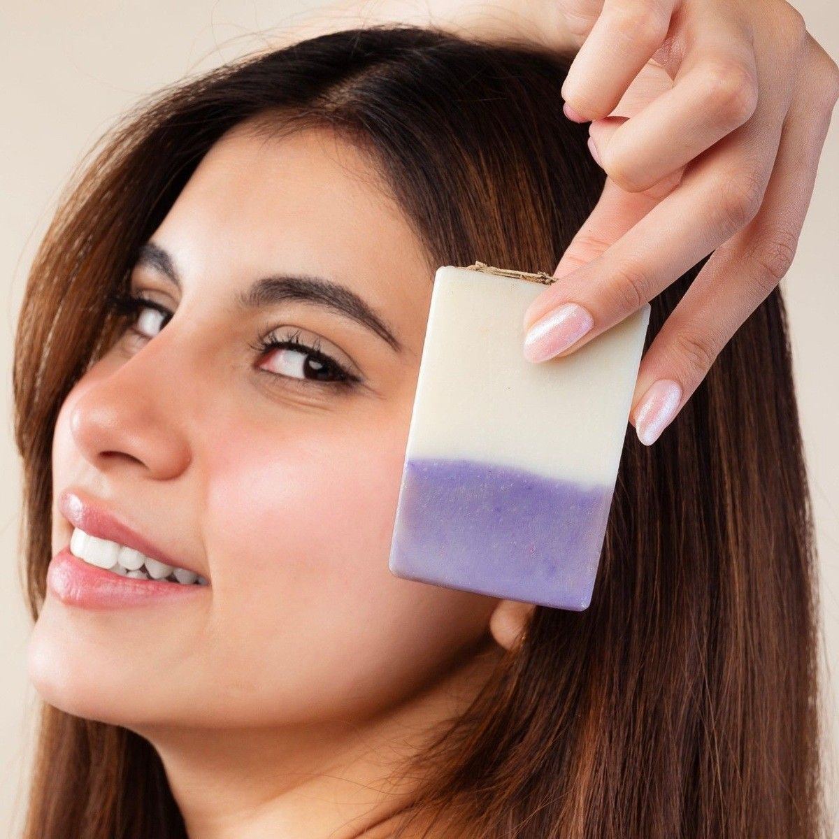 Lavender Garden Cold - Pressed Soap for Calming Baths – 100g – Body Soap by Kaura available on Brown Living™. . SKU: KI361. Img 7.
