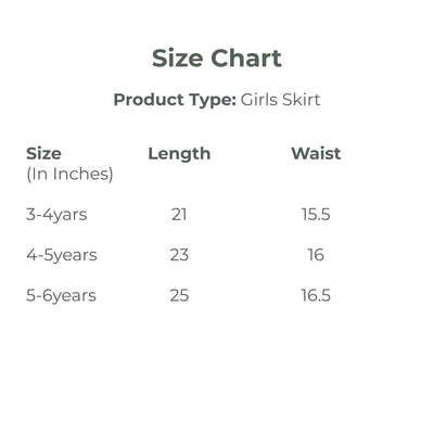 Leaf Print Crop Top with Long Skirt – Kids Daywear Sets by Saha available on Brown Living™. 3 - 4 years . SKU: SCGSC - 01. Img 27.