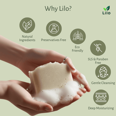 Lemon Cucumber Bar Soap for All Skin with Olive & Coconut Oil – Body Soap on Brown Living™. SKU: S10006. Img 4.