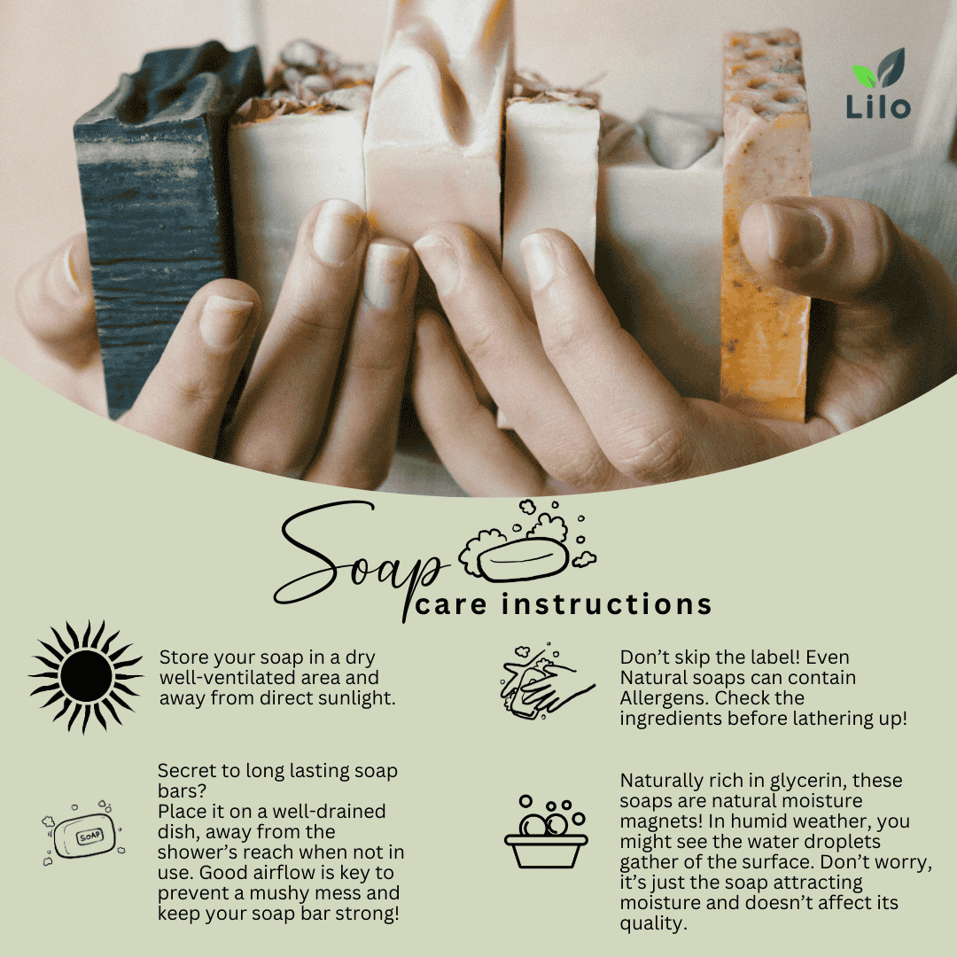 Lemon Cucumber Bar Soap for All Skin with Olive & Coconut Oil – Body Soap by Lilo Naturals available on Brown Living™. . SKU: S10006. Img 5.