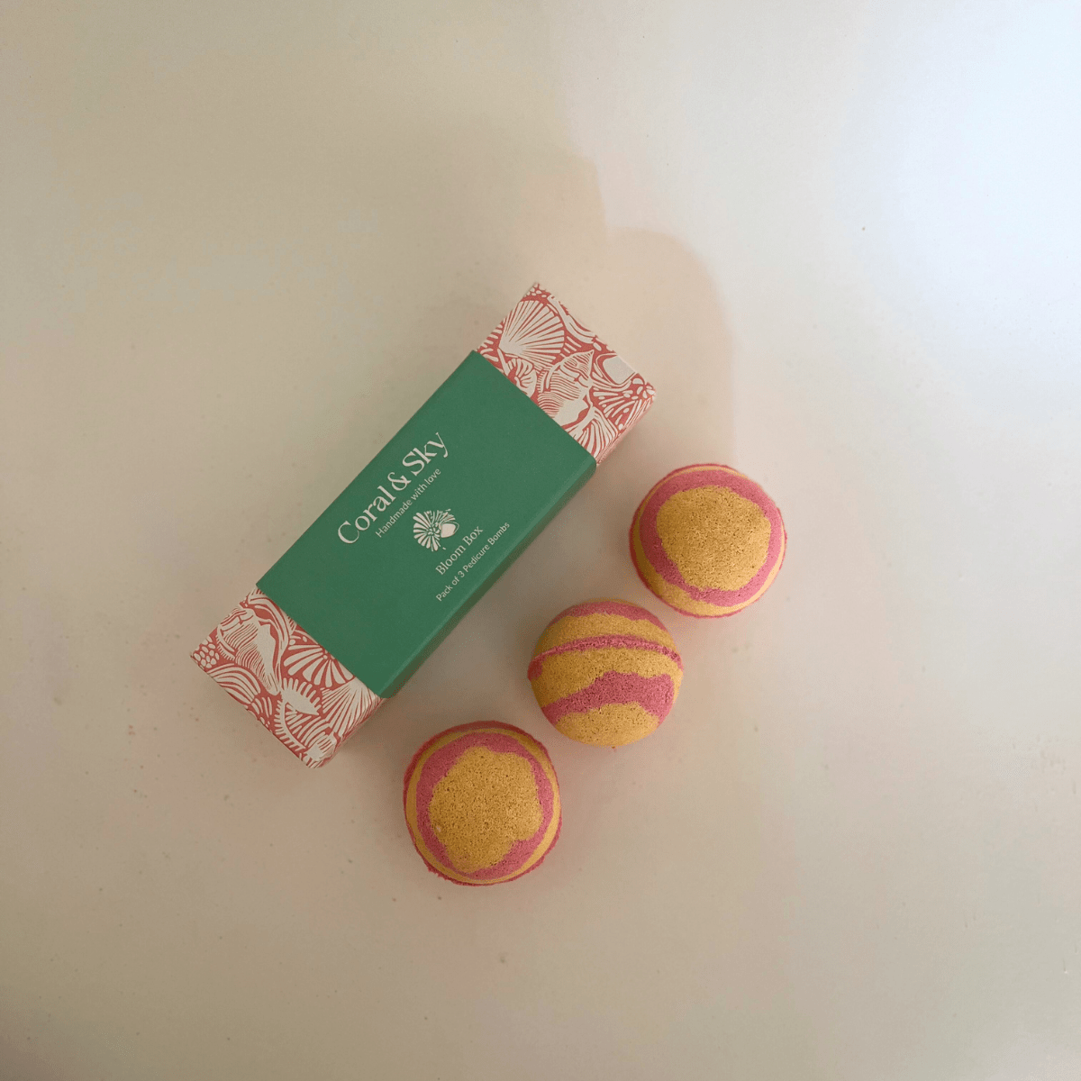 Lemon Jasmine Pedicure Bomb - Set of 3 | Verified Sustainable by Brown Living™