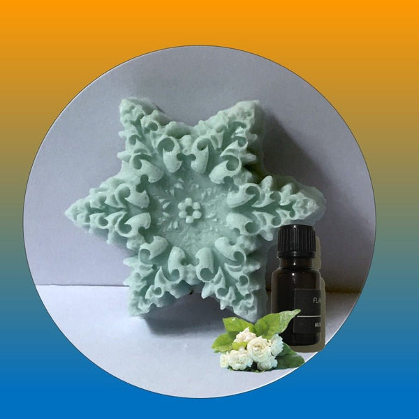 Light Blue Snowflake Wax Block Closet/Air Freshener - Jasmine Scent | Verified Sustainable by Brown Living™