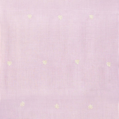 Lilac Pure Pashmina Embroidered Scarf - Chinar Patta | Verified Sustainable by Brown Living™