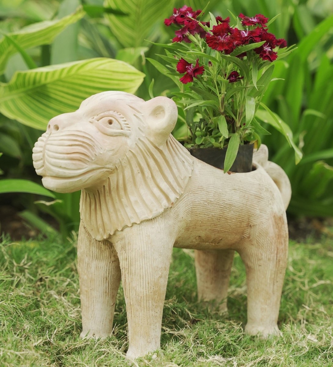 Lion King Planter | Verified Sustainable by Brown Living™