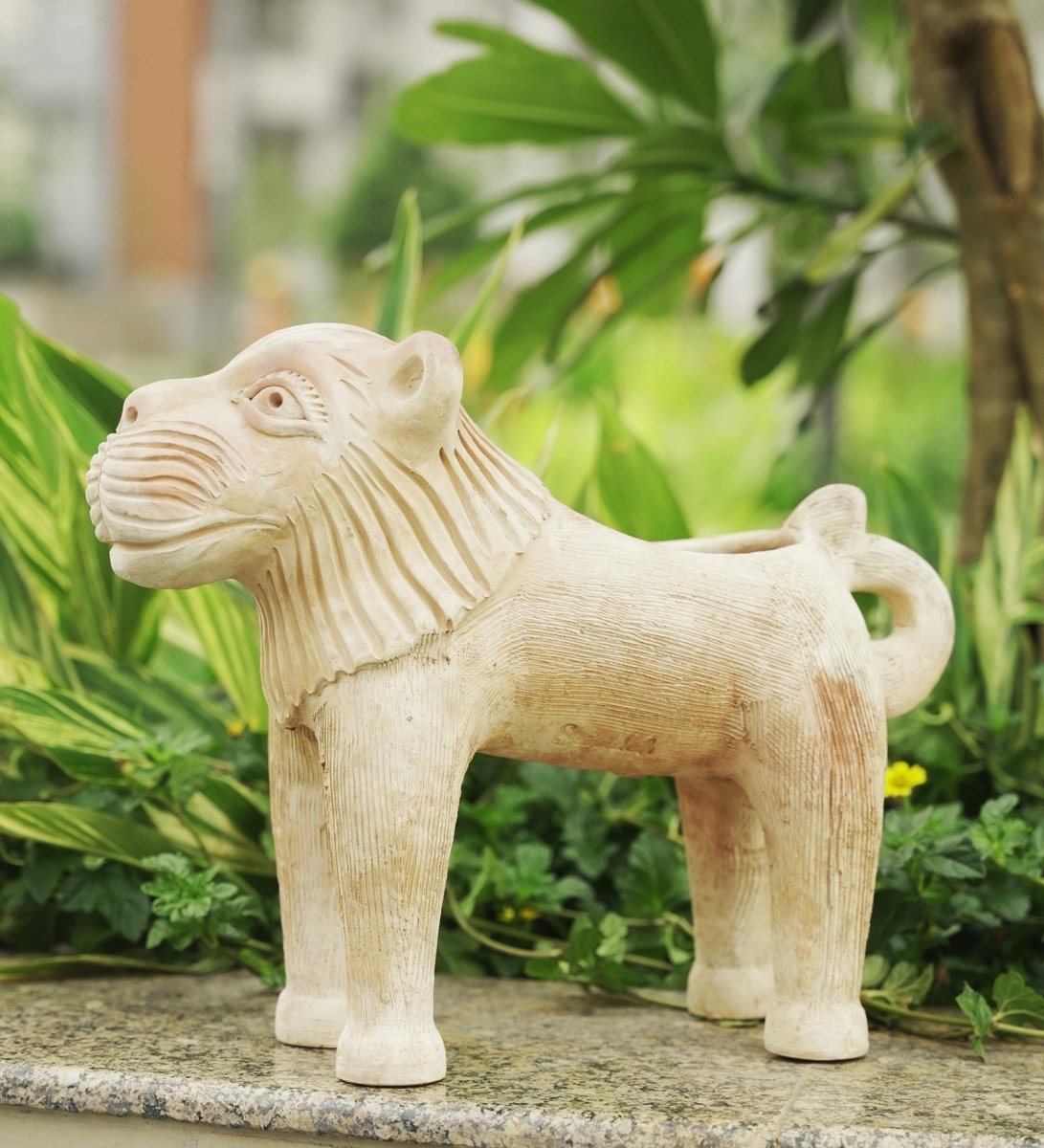 Lion King Planter | Verified Sustainable by Brown Living™