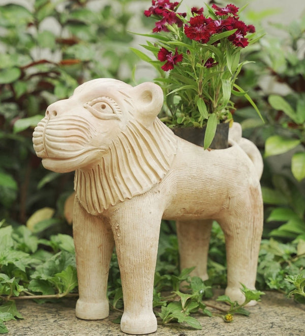 Lion King Planter | Verified Sustainable by Brown Living™