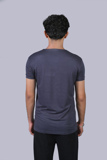 Liquid Tee - Relaxed Fit 'Steal Grey' | Verified Sustainable by Brown Living™