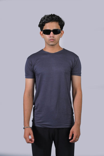 Liquid Tee - Relaxed Fit 'Steal Grey' | Verified Sustainable by Brown Living™