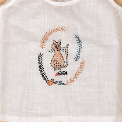 Little Explorers Trio - Cat, Fish & Ladybug Backopen Pure Cotton Baby Jabla Set – Kids Shirts on Brown Living™. SKU: STRCOTMULTBOJAB05 - CFL - S. Img 3.