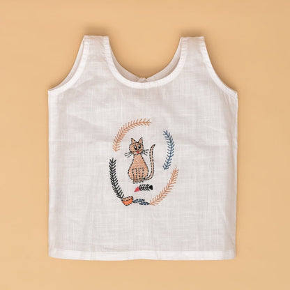 Little Explorers Trio - Cat, Fish & Ladybug Backopen Pure Cotton Baby Jabla Set – Kids Shirts by Stotra available on Brown Living™. Small . SKU: STRCOTMULTBOJAB05 - CFL - S. Img 15.