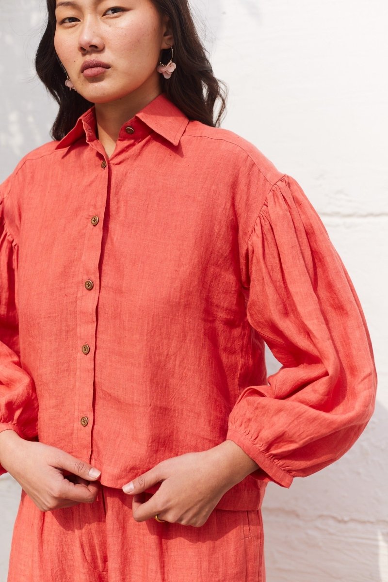 London Eye Linen Shirt | Verified Sustainable by Brown Living™