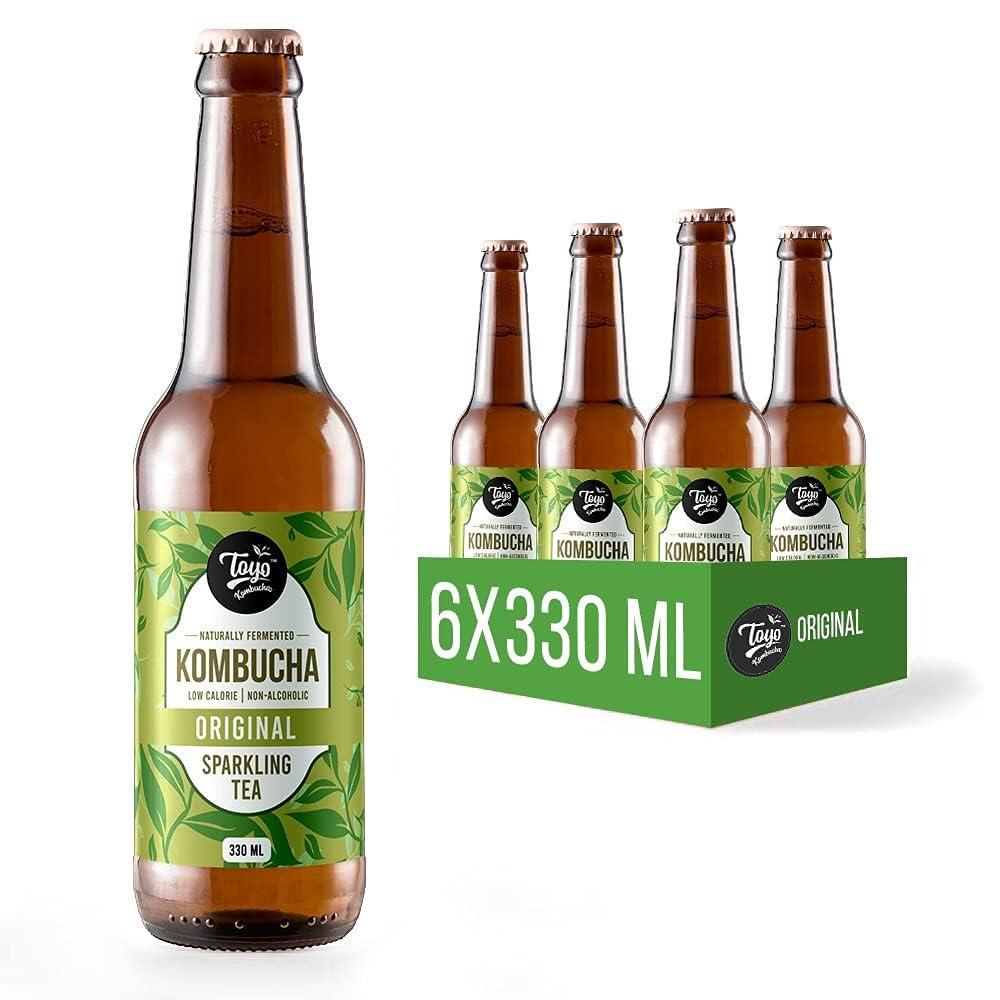 Low Sugar Original Kombucha - 330ml ( Pack of 6) | Verified Sustainable by Brown Living™
