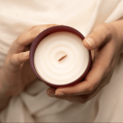 Luxury Soy Wax Meditation Candle | Fragrance of Cherry Blossom & Muguet | Verified Sustainable by Brown Living™