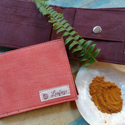 Madder Fabric Wallet | Lightweight & Handcrafted | Verified Sustainable by Brown Living™