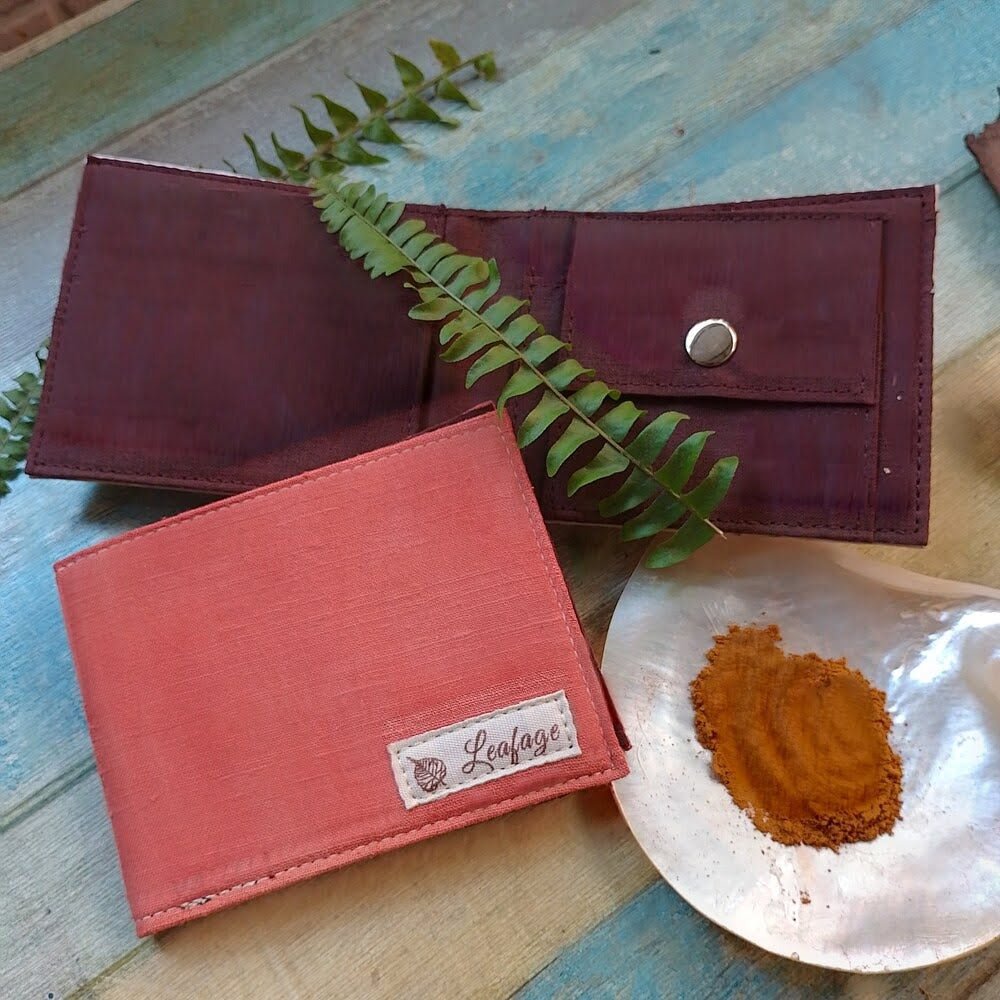 Madder Fabric Wallet | Lightweight & Handcrafted | Verified Sustainable by Brown Living™