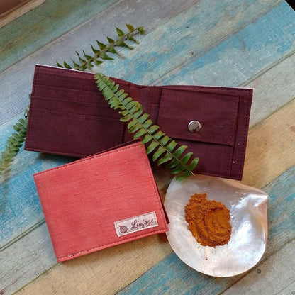 Madder Fabric Wallet | Lightweight & Handcrafted | Verified Sustainable by Brown Living™