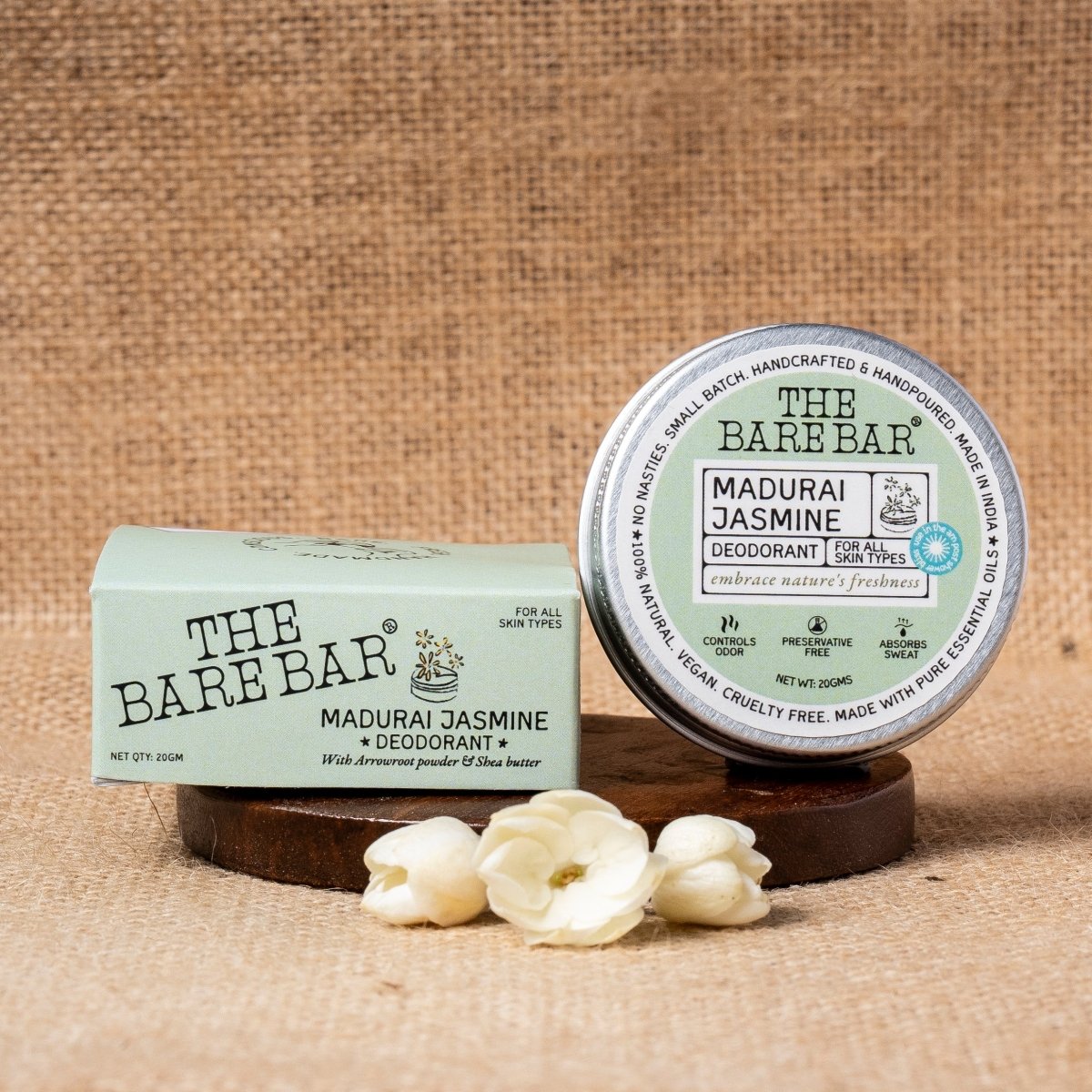 Madurai Jasmine Deodorant for a Floral Scented Day | Verified Sustainable by Brown Living™