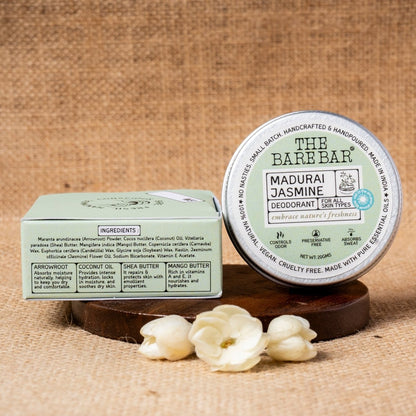 Madurai Jasmine Deodorant for a Floral Scented Day | Verified Sustainable by Brown Living™