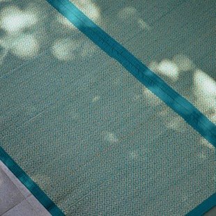 Madurkathi Floor Mat - (3ft x 5ft) – Mats & Rugs on Brown Living™. SKU: MKMMAT002E. Img 1.