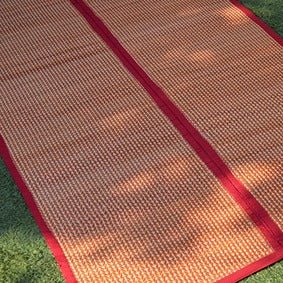Madurkathi Floor Mat - (3ft x 5ft) – Mats & Rugs on Brown Living™. SKU: MKMMAT002E. Img 10.