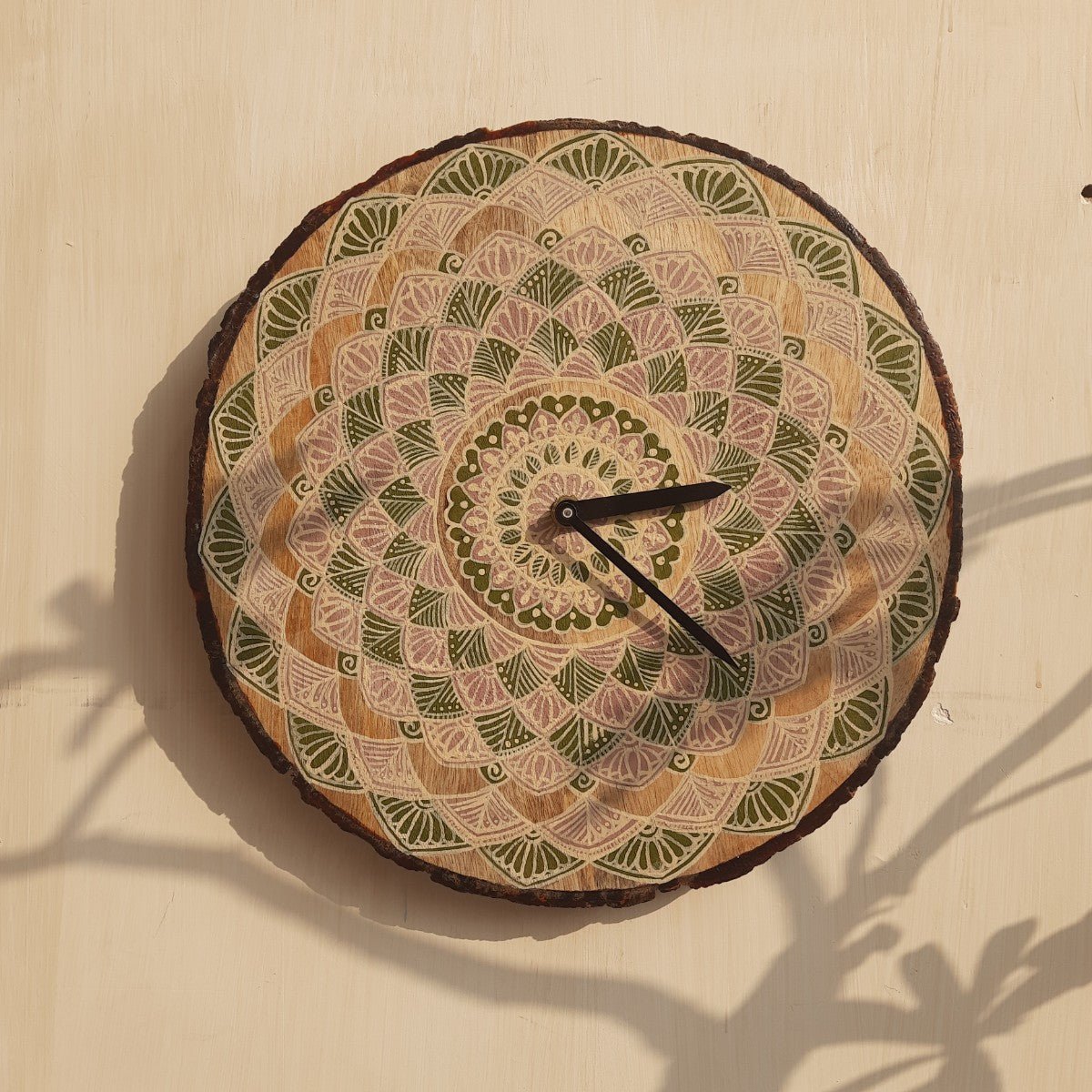 Mangowood Wall Clock | Verified Sustainable by Brown Living™