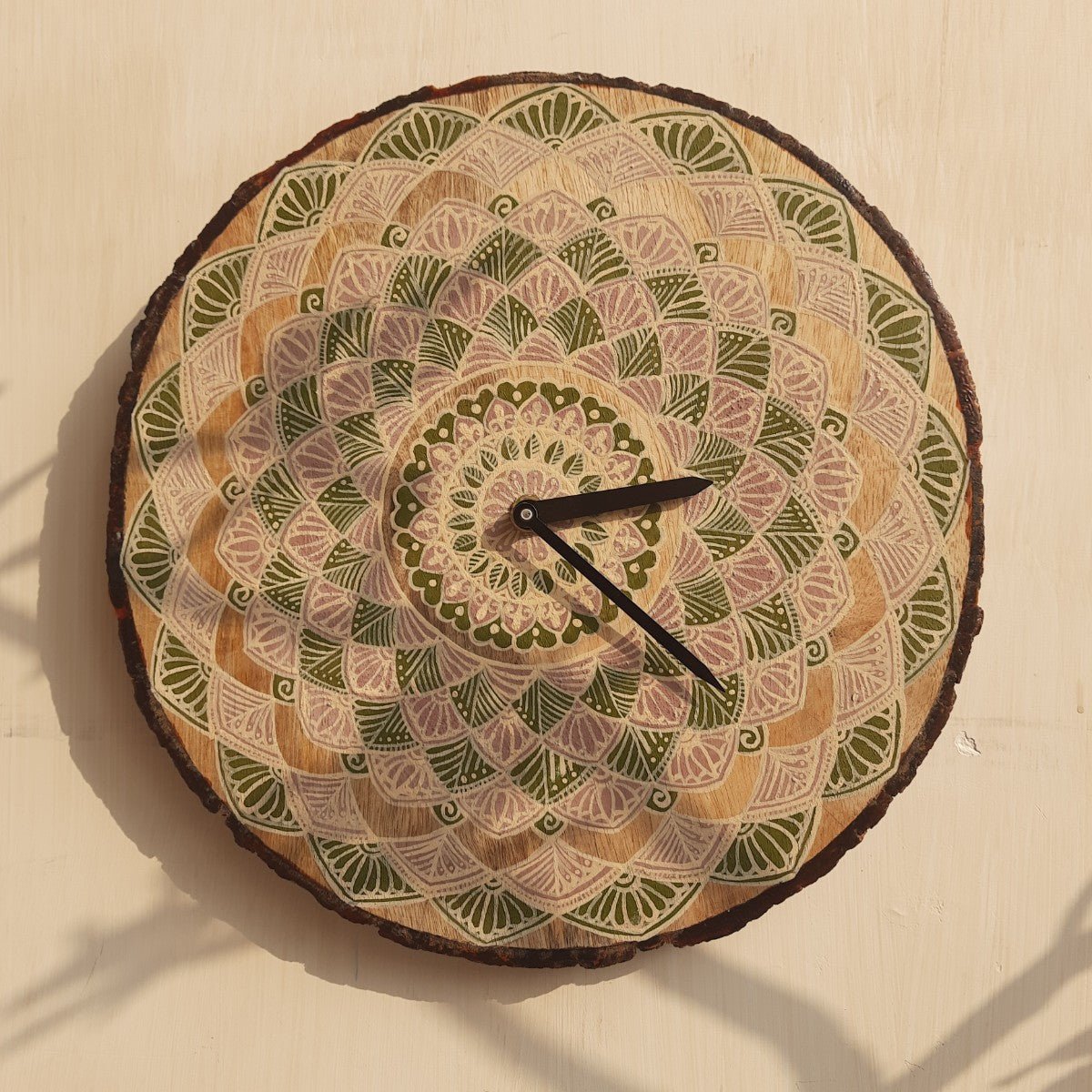 Mangowood Wall Clock | Verified Sustainable by Brown Living™