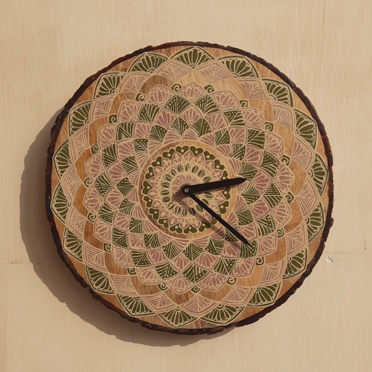 Mangowood Wall Clock | Verified Sustainable by Brown Living™