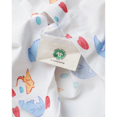 Manta Ray Breathable Cotton Baby Dress – Organic Ruffle Style – Kids Frocks & Dresses on Brown Living™. SKU: AC - 03 - 0005/0 - 6M. Img 5.