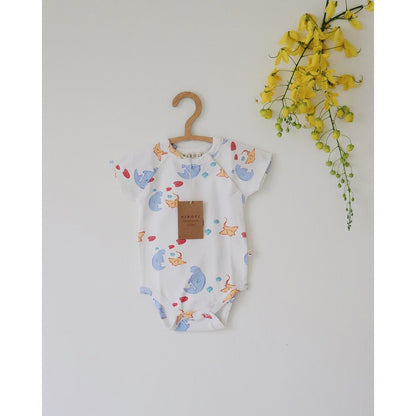 Manta Ray Breathable Organic Cotton Baby Bodysuit – Classic | Verified Sustainable by Brown Living™