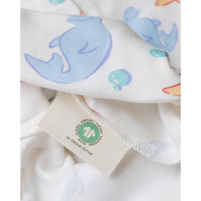Manta Ray Breathable Organic Cotton Baby Bodysuit – Classic – Kids Onesies on Brown Living™. SKU: AC - 03 - 0003/0 - 3M. Img 2.