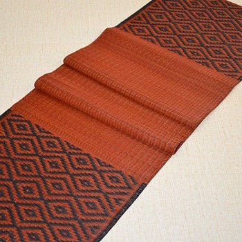Masland Placemats & Runner Set - Red Charcoal (Set of 7) | Verified Sustainable by Brown Living™