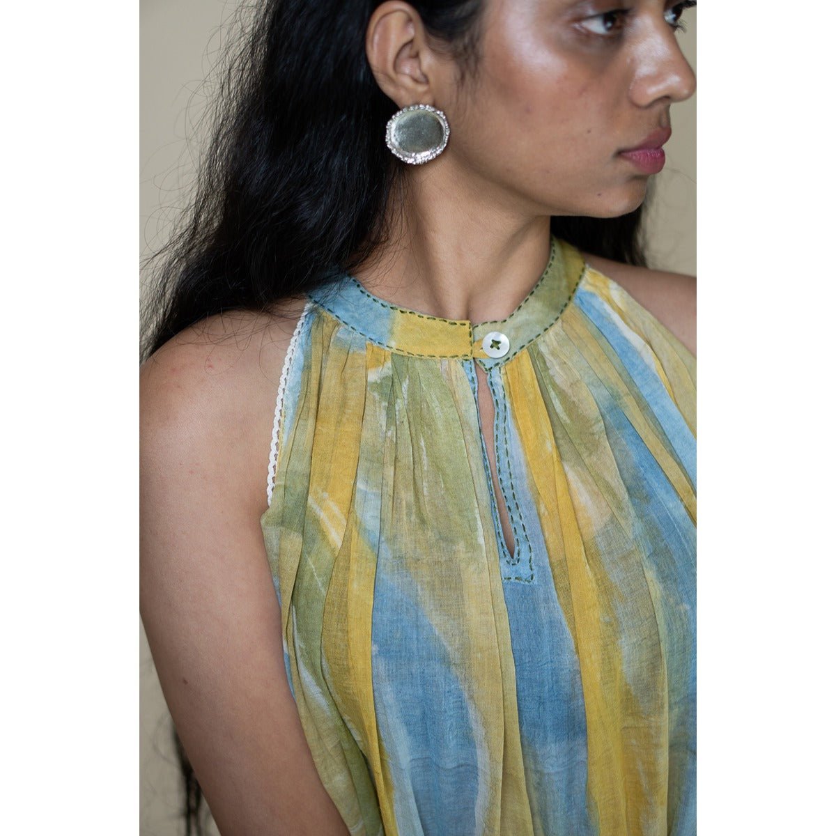 Meadows Hand Painted Blouse | Verified Sustainable by Brown Living™