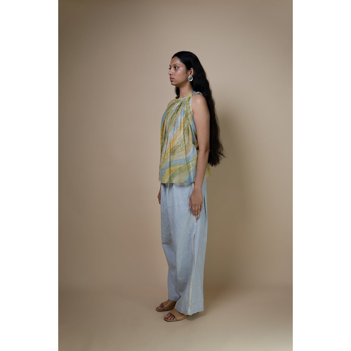 Meadows Hand Painted Blouse | Verified Sustainable by Brown Living™