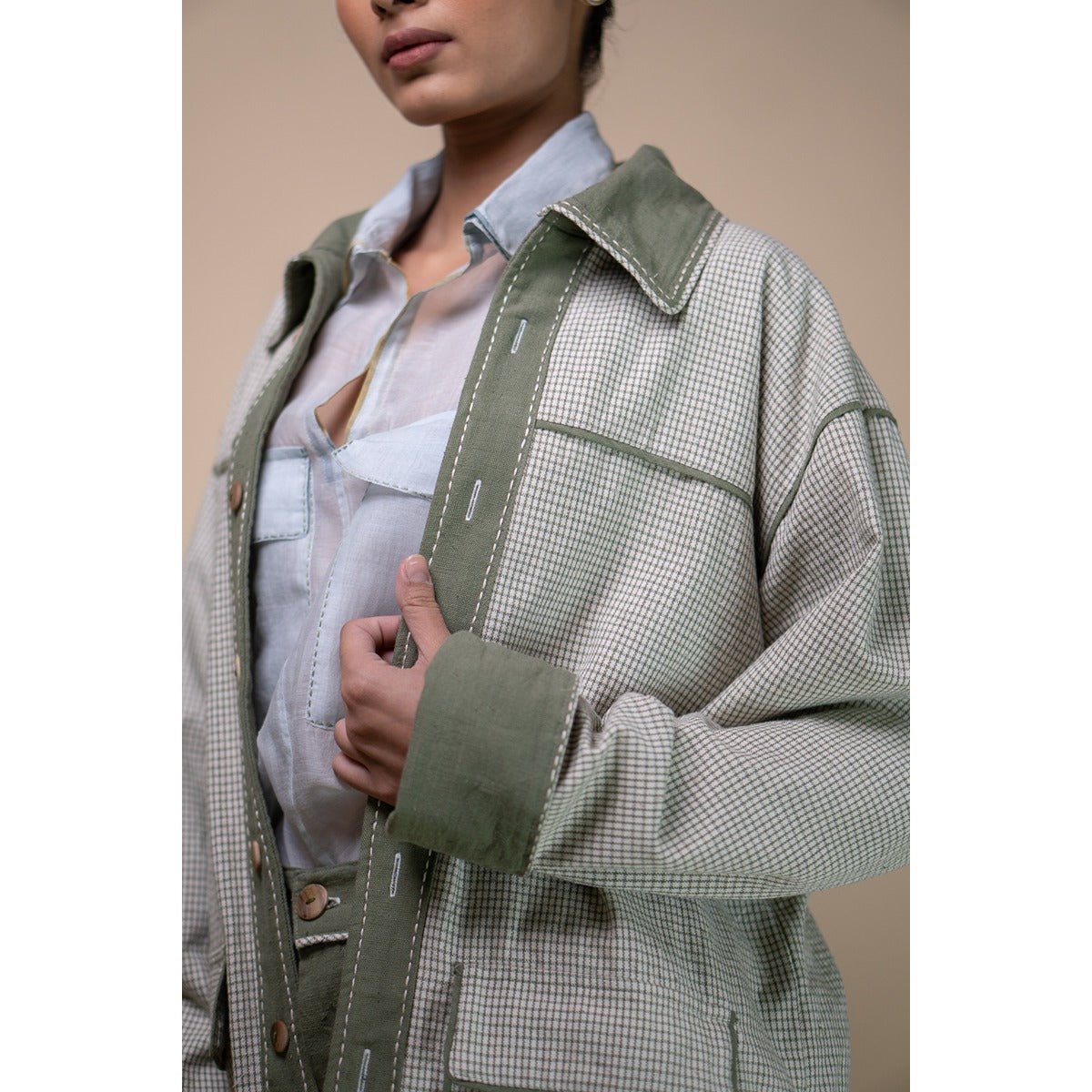 Meadows Oversized Shirt Jacket | Verified Sustainable by Brown Living™