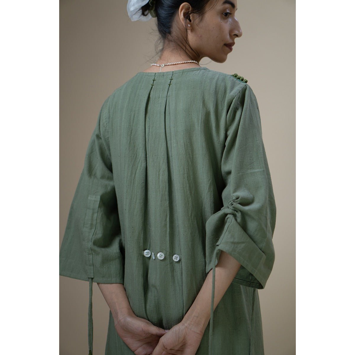 Meadows Ruched Dress | Verified Sustainable by Brown Living™